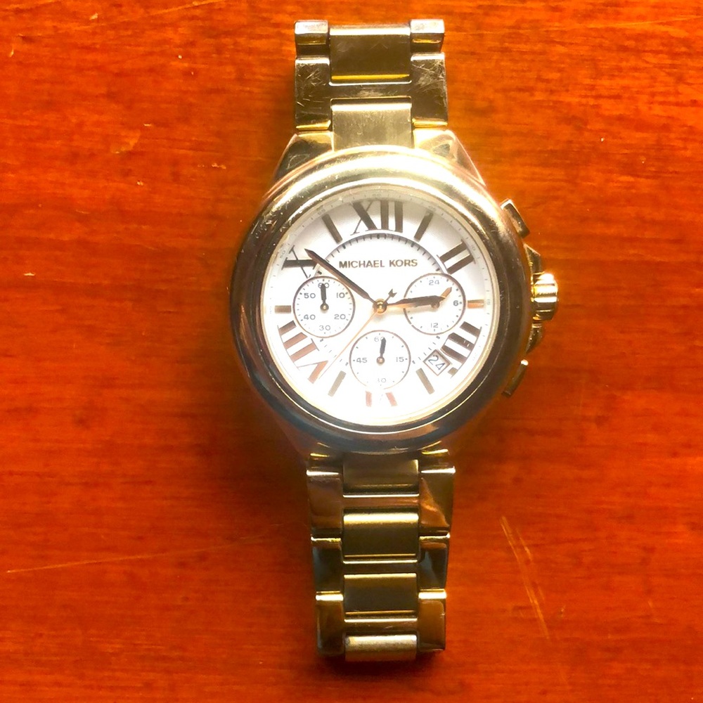 Michael Kors Camille Chronograph Gold-Tone Ladies Watch MK5635